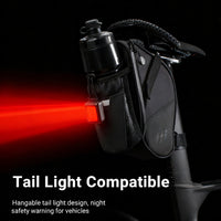 Bicycle bag with water bottle holder