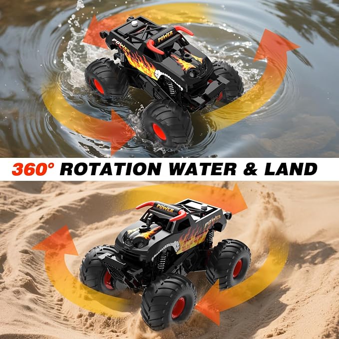 Big wheel remote control car with stunt design