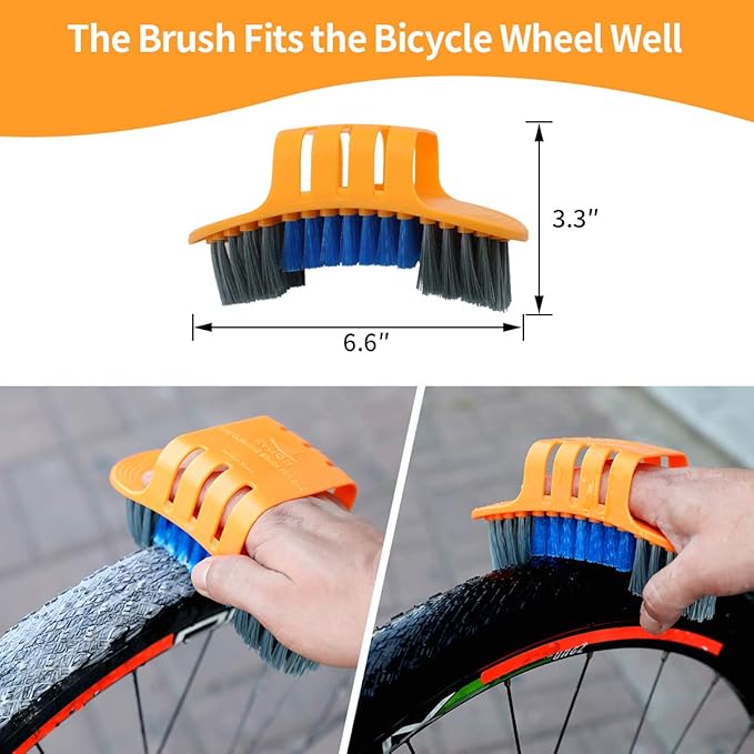 : Bike Chain Scrubber Tool for Efficient Chain Cleaning without Removal