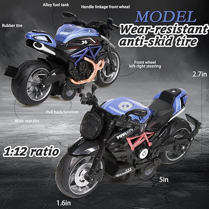 Bike toy set for boys and girls aged 3 years and above
