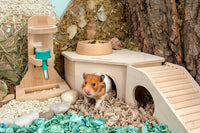 Birch Wood Small Animal House for Hamsters and Gerbils