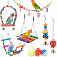 Bird activity toy set for small birds