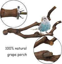 3 piece bird cage perch set for small birds
