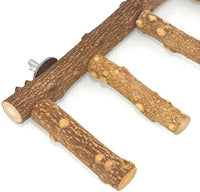 Bird Chew Ladder Wooden Toy for Parrot Cage Accessories