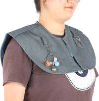 Bird shoulder cape accessory with fabric design