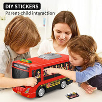 Birthday gift fire truck toy for children age 3 to 5