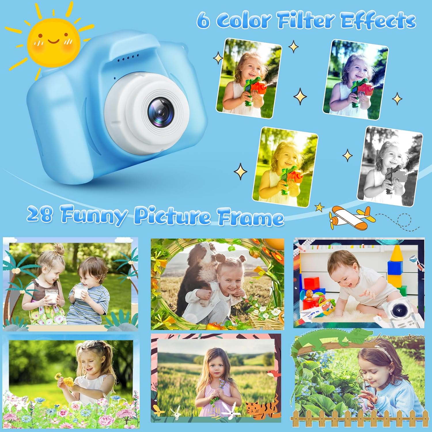 Digital camera gift for kids birthday