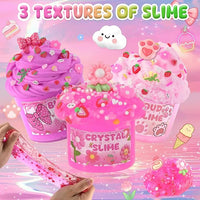 Slime kit birthday gift for girls, non-sticky and fun to play with