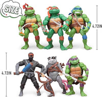 birthday gift action figures for kids featuring Turtles characters