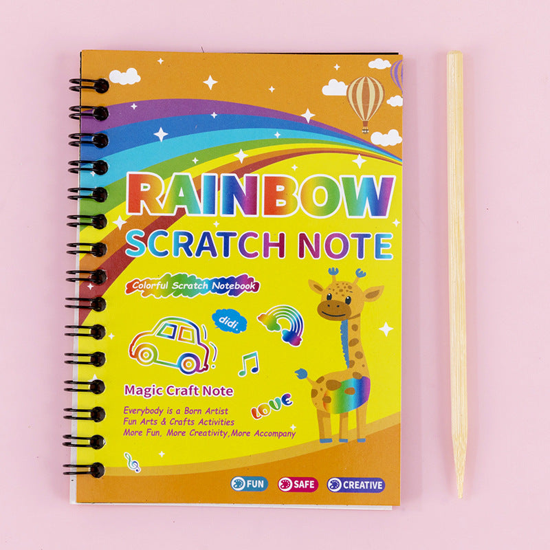 Scratch art books for birthday gifts, classroom activities, and fun play