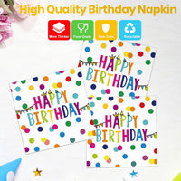 Birthday tableware set serving up to 25 guests