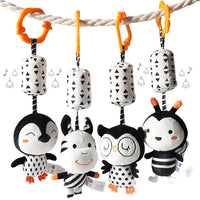 Black And White Baby Stroller Toy For Newborns