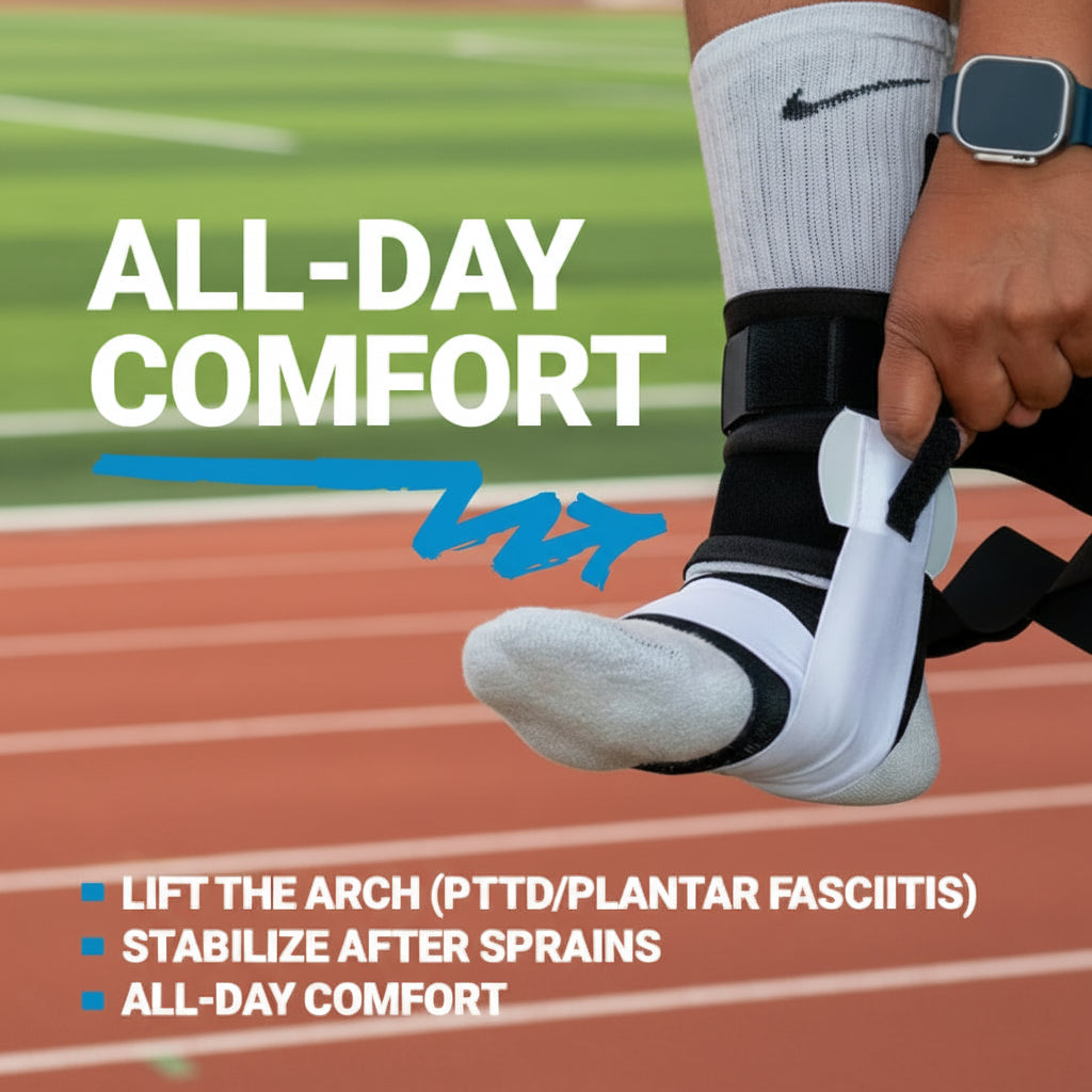 Flexible ankle support for everyday movement