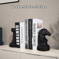 Black Heavy Book Supports For Home Office Desk And Shelf Display