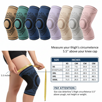 Black knee support for workouts and sports