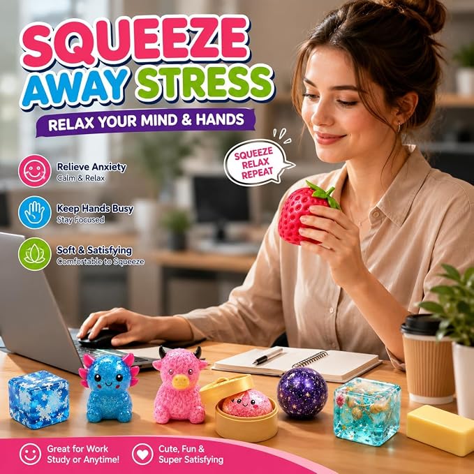 Blind box squishy toy set for surprise play