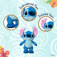 Cute blue Stitch plush toy for playtime and cuddling