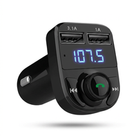 Bluetooth 5.3 FM Transmitter Car Charger With Dual USB Ports