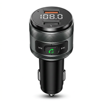 Bluetooth 5.4 FM Transmitter Car Charger With QC 3.0 Fast Charging
