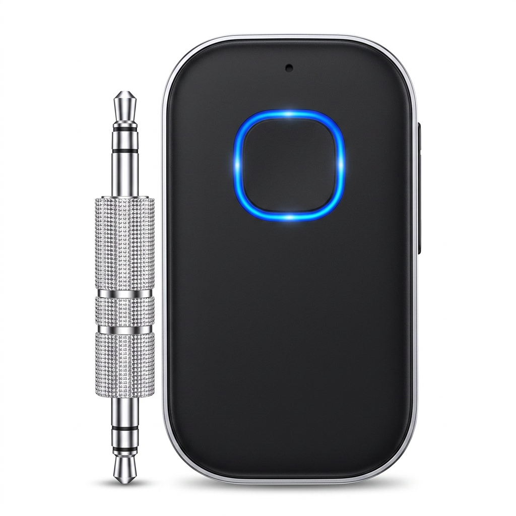 Bluetooth AUX Receiver For Car With Noise Cancelling