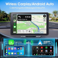 bluetooth car stereo for hands free calling and wireless music streaming
