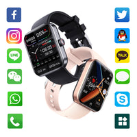 Bluetooth fitness tracker watch with step counting and workout tracking