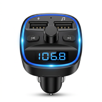 Bluetooth FM Transmitter Car Kit With Dual USB Charging