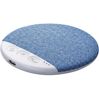 Bluetooth Pillow Speaker Blue Front View For Sleeping