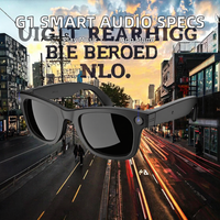 Bluetooth smart glasses side view with lightweight wearable frame