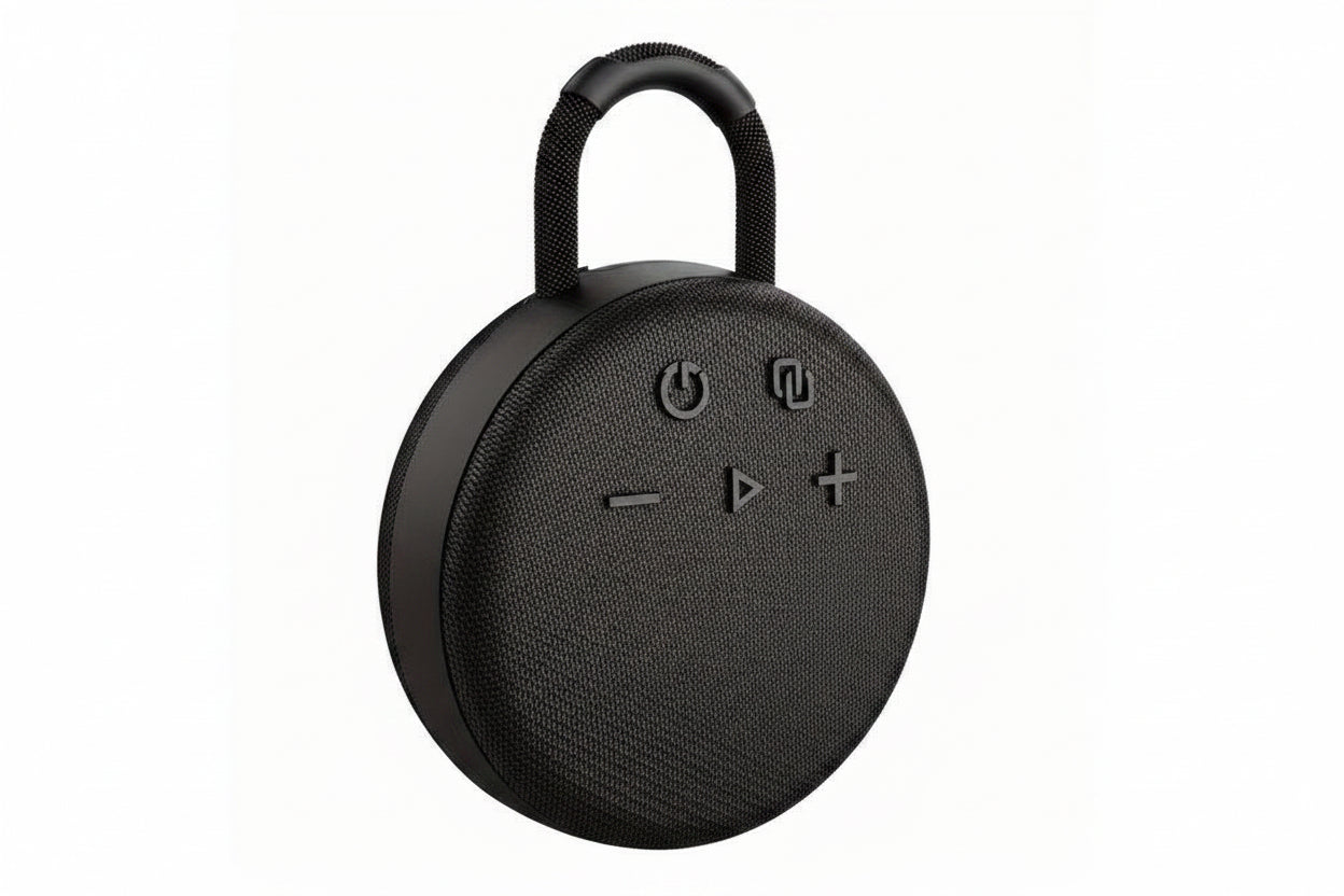 Front view of mini wireless Bluetooth speaker