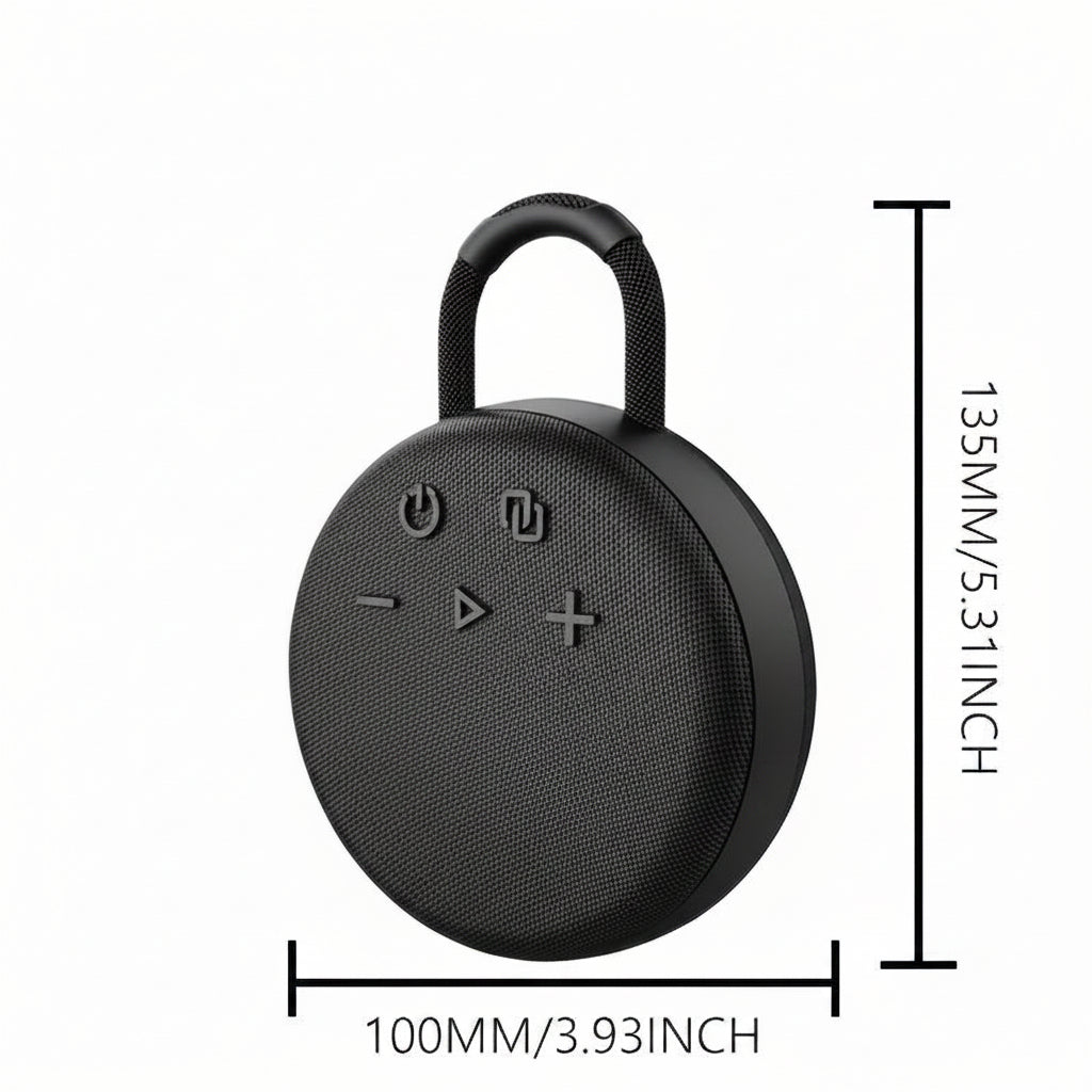 Complete package including speaker, USB cable, and manual