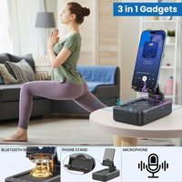 Bluetooth Speaker Stand with anti-slip base for secure phone placement and powerful HD surround sound.