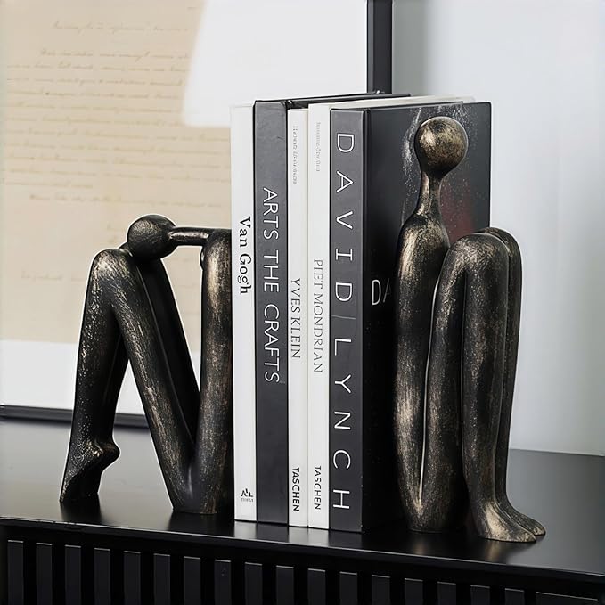 Book Organizer Decor Piece For Bookshelves And Workspaces