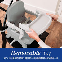 Adjustable Booster Seat for Table Feeding, Suitable for Babies and Toddlers up to 50 lbs