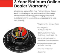 Installation of BOSS Audio CH6530 6.5-inch coaxial car speakers in vehicle door