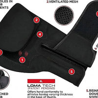 Boxing gloves for heavy punching bag training and mitt work