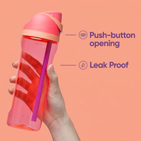 BPA free sports water bottle for gym travel and outdoor use