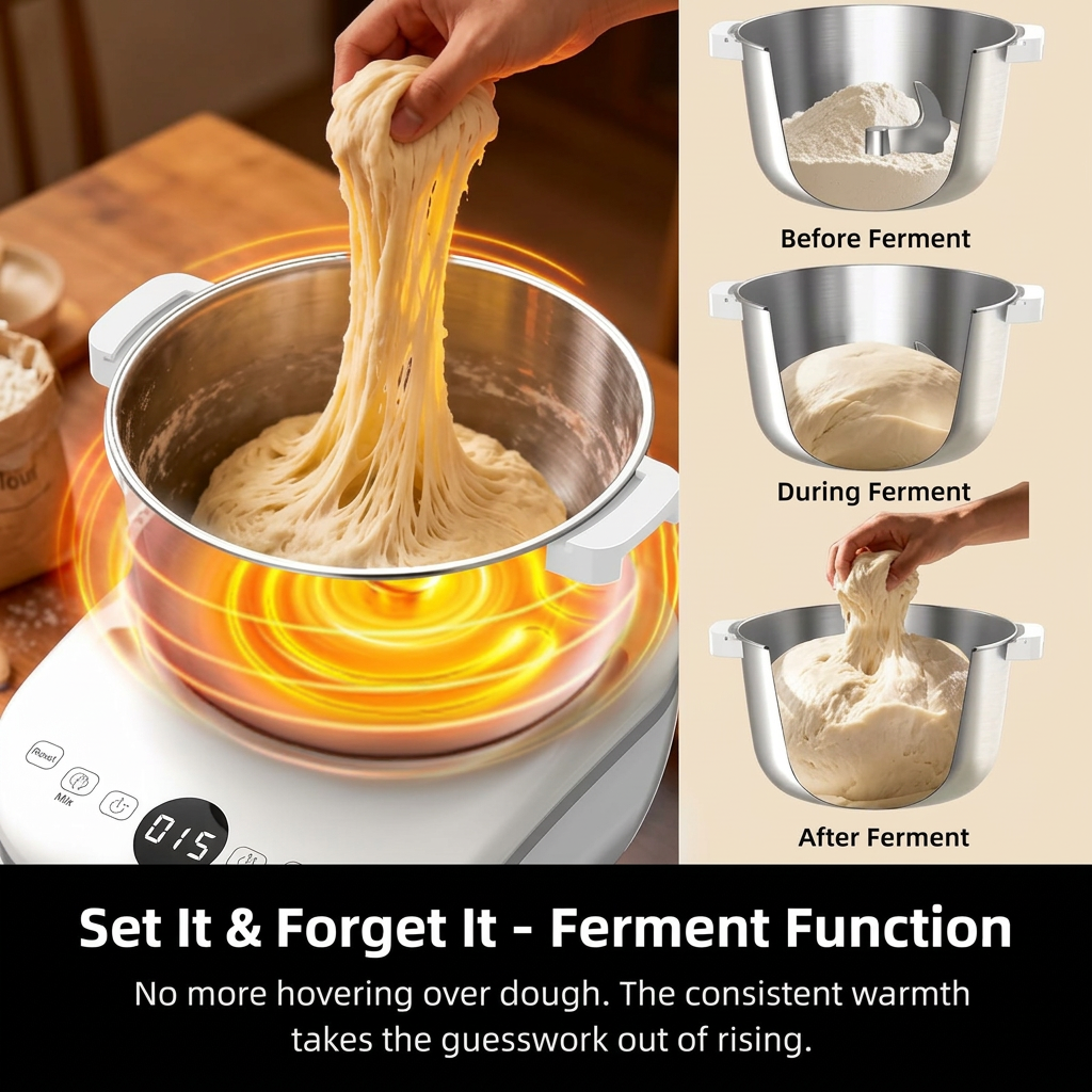 Bread dough maker machine for homemade recipes