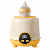 Electric breast milk bottle heater for warming compatible baby feeding bottles