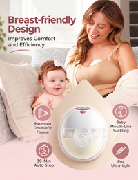 Breast pump accessories with 17 mm, 19 mm and 21 mm flange inserts for different fitting needs