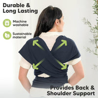breathable baby wrap sling for comfortable newborn carrying