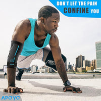 Breathable and lightweight elbow sleeve for joint support during exercise and daily use