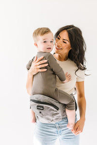 breathable fabric hip seat baby carrier for comfortable travel