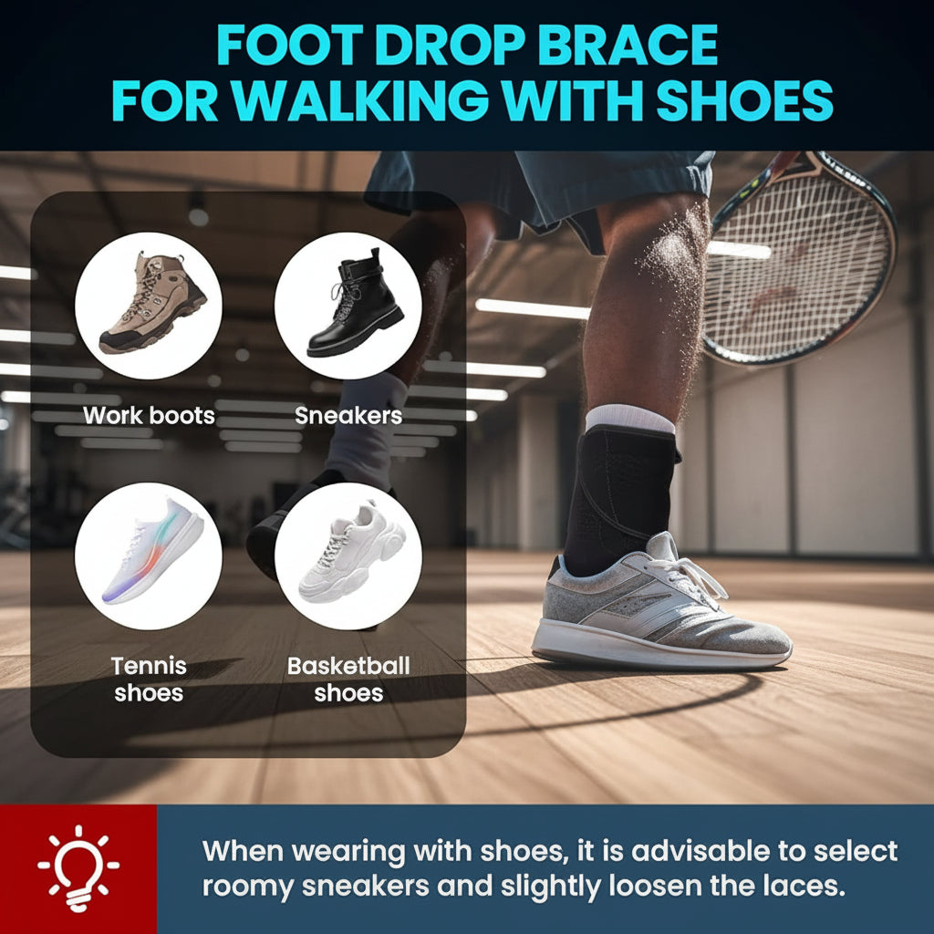 Breathable foot support with comfortable fit