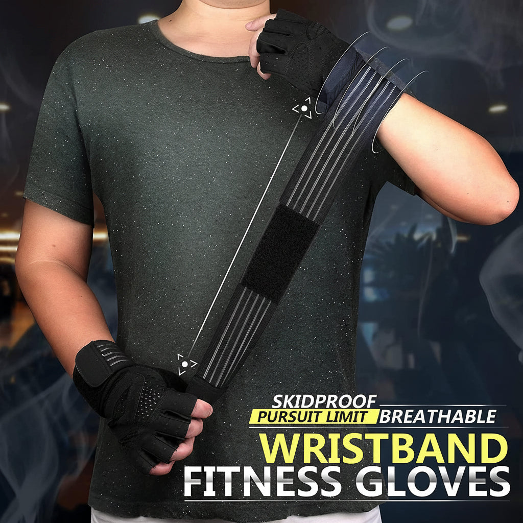Breathable gym training gloves for regular workout activities