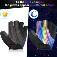 Breathable half-finger gloves for cycling and outdoor activities