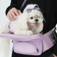 Breathable Pet Travel Bag for Walking and Outdoor Use