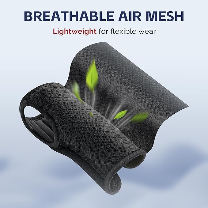 Breathable wrist brace for office work, sports, and daily activities with unisex design