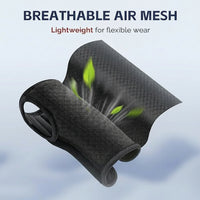 Breathable material on wrist and thumb support wrap for daily use