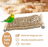 Budgie Parakeet Ladder Perch Natural Climbing Bridge Cage Accessory